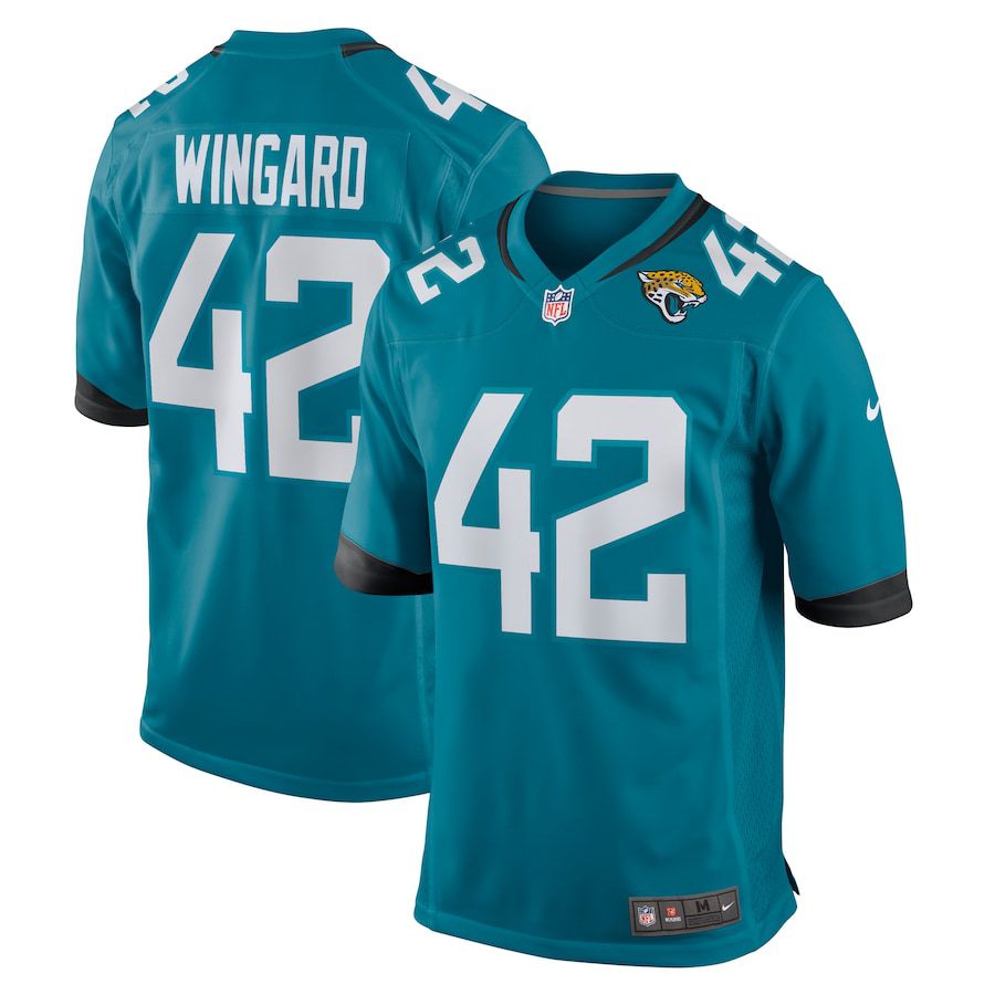 Men Jacksonville Jaguars #42 Andrew Wingard Nike Green Game NFL Jersey